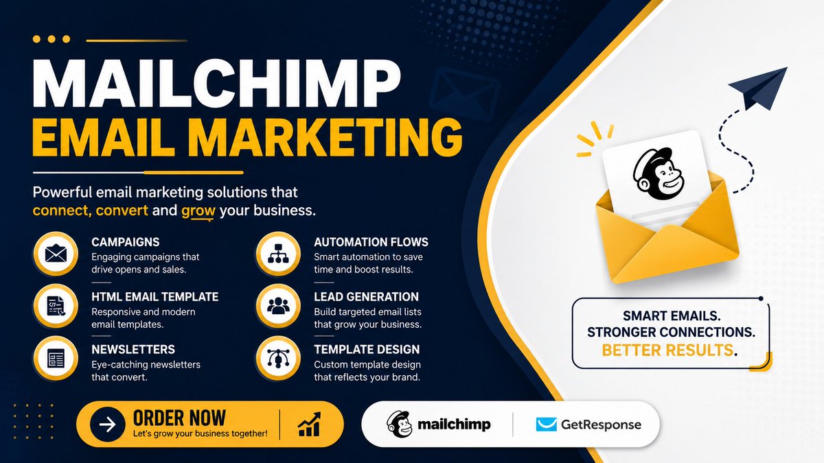 Emefielemecxi6's tweet photo. Need help with your Mailchimp setup? I create professional email campaigns, newsletters, templates, and  tailored to your business. Click on the link to know more https://t.co/m7RW19ECNe
#mailchimp #emailmarketing #emailcampaign #gangłysego #olympiacos #MadhuriReturns https://t.co/KvdR8753Tc