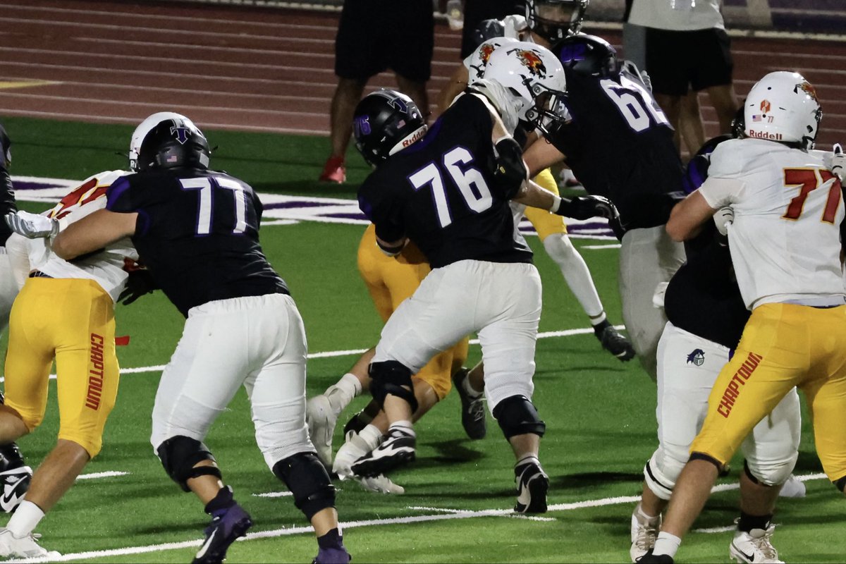 CoachRandall24's tweet photo. What a game the boys had! They Beat the #7 ranked 5A team in the state 28-27 on Homecoming week!  This group is coming together!  Fun to watch you play #76 @jacob_randall_17 @JacobRandall177 and see you and your brothers battle every play for each other!  What a game!  You guys are so disciplined and it made the difference to get the win!  Fun when no one has scored on them in 2 games and you guys put up 28 on them!  You guys dominated the line of scrimmage! So darn proud of you!  You also stayed focused in a play that didn’t go our way and made a potential touchdown saving tackle, and the defense made a big stop after that to help us keep the lead.  Such a great team win!! Keep up the good work and keep growing into the leader that you are becoming!