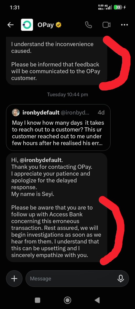 ironbydefault's tweet photo. Pls, can you be specific about the exact thing you are doing to resolve the issue I brought to ur attention for  over two months now? U promised to reach out to the customer involved, now u have changed to it's @myaccessbank that should take charge?
@OPay_NG https://t.co/ZsCnKBoL8f