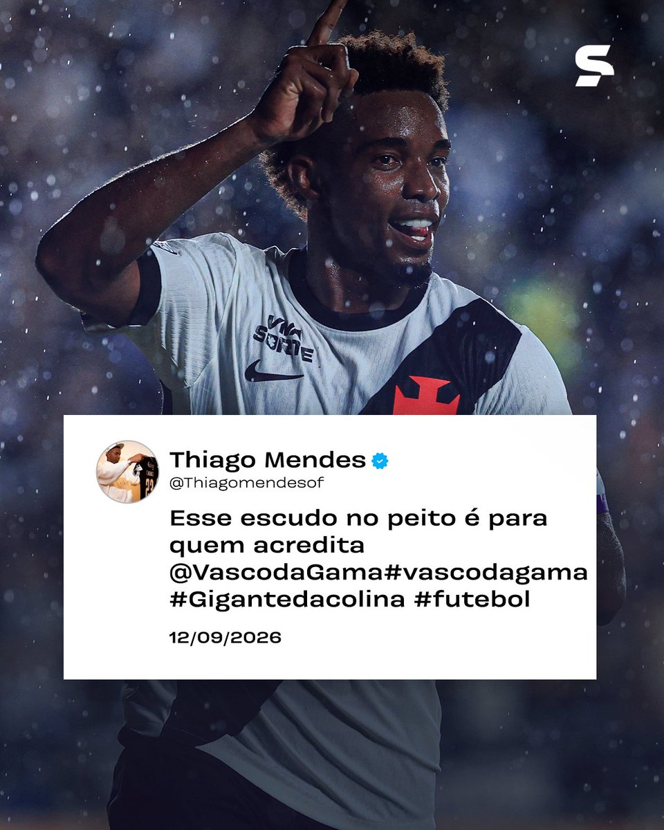 sportv's tweet photo. THIAGO MENDES VALORIZA VIRADA! 👊💢
Autor de um dos gols da virada vascaína pra cima do Grêmio, Thiago Mendes publicou em sua rede social uma mensagem valorizando demais a vitória do Vasco no Brasileirão.
📸: Getty
#BrasileiraoNoSportv #Vasco #ThiagoMendes #GRExVAS #BR26 https://t.co/eUQLZ4jRWT