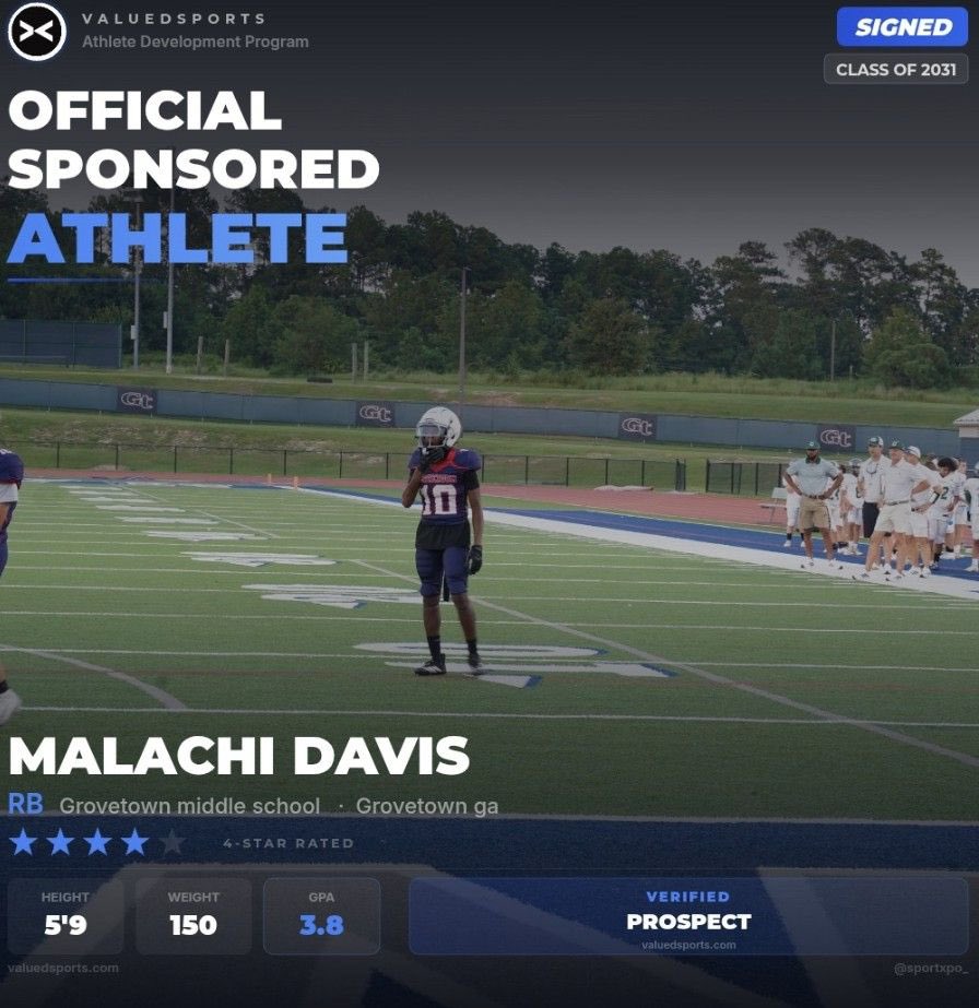 valuedathletics's tweet photo. @malachidavis_5 https://t.co/nSTDwNWzzC