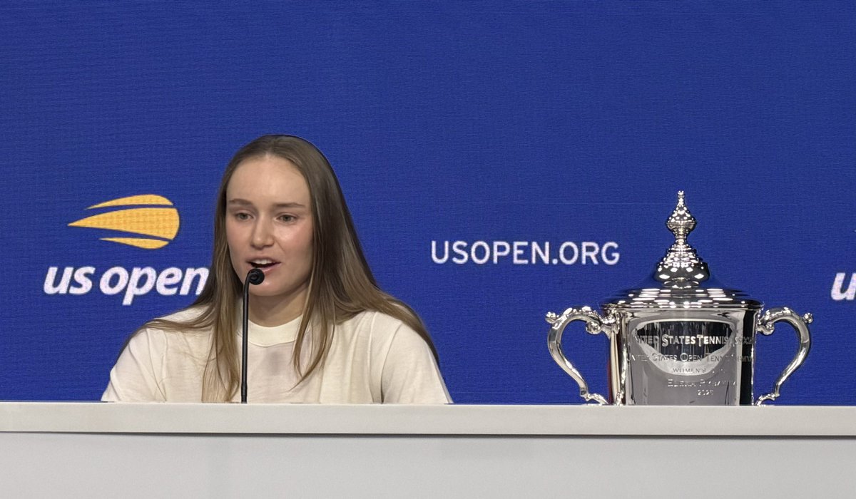 CarloGalati's tweet photo. The new queen of New York, Elena Rybakina.

“It’s never easy to win. It’s been an incredible journey, and I hope it continues for as long as possible.”

#usopen26 #tennis🎾 https://t.co/TBhaix4wFH