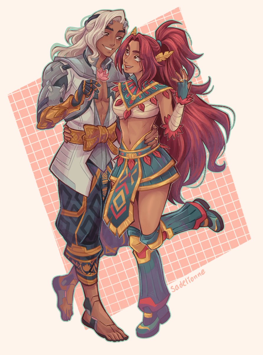 AlitaSnow01's tweet photo. Well, I think I'm going to revive this account with all the yumeship / OC x canon content I have of 🐍 Quetz x #lifeweaver 🪷 starting with this commission from @sadelionne 💖 https://t.co/qphLVxs1VV