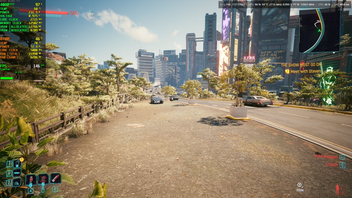 funnkyhd's tweet photo. @Sebasti66855537 @wccftech This is pretty crazy, it is indeed working, I can now max out (or almost) my 180 Hz monitor with Path Tracing on a 4080S at 1440p. 3x FG is the one for me, it is smoother than 2x while being only slightly worse in terms of artifacting/latency. It is worth it in my opinion. https://t.co/mkAGq6w705