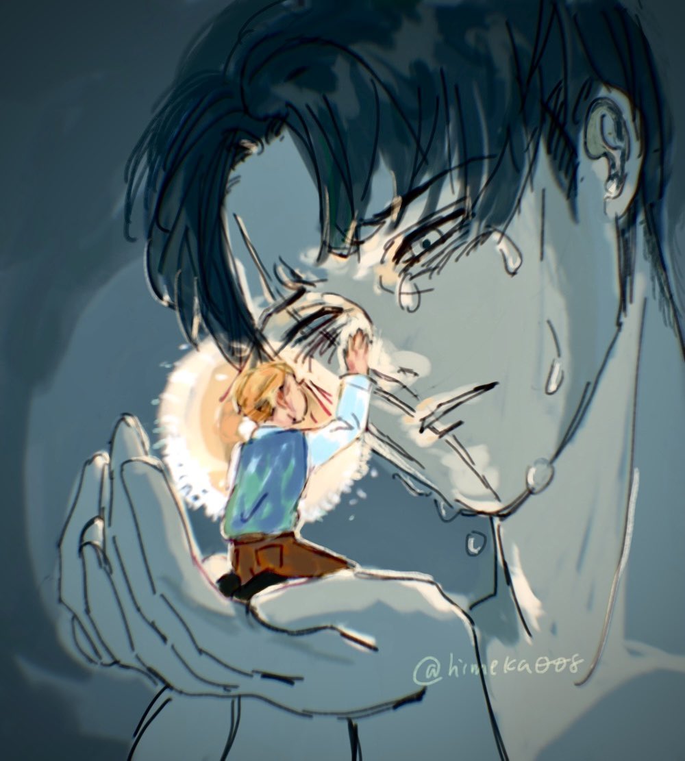 himeka008's tweet photo. i promised him #eruri #shingeki https://t.co/dxYuAmaynE