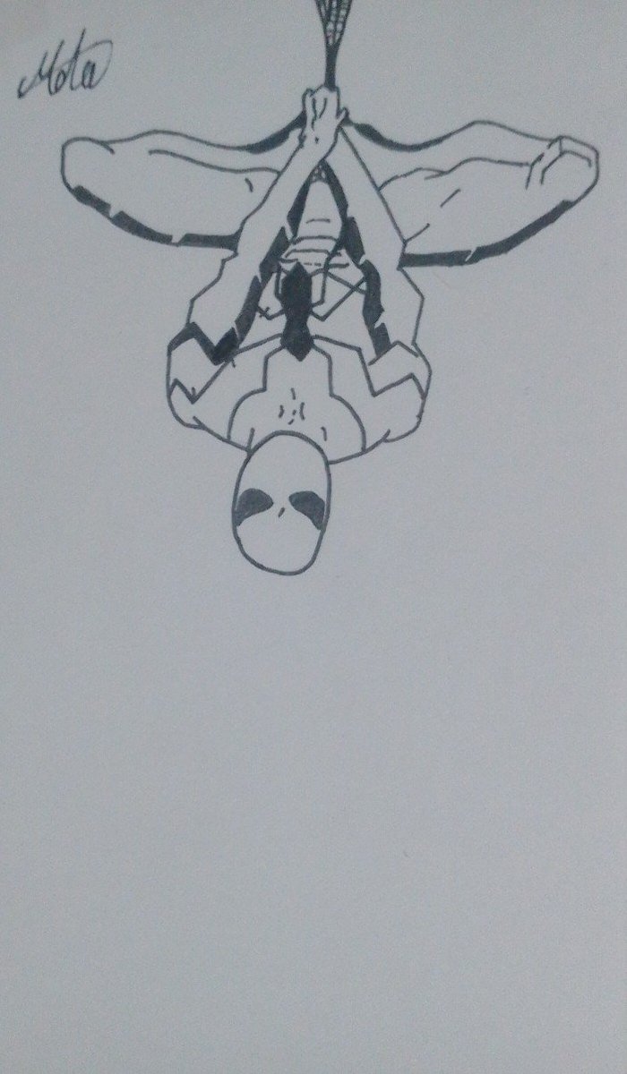 Maha____014's tweet photo. Day 2 of drawing 100 spiderman variants 

Day 2-future foundation 
#spidermanbnd #spiderman
#mcu
#art https://t.co/pd7BJ8wmOA