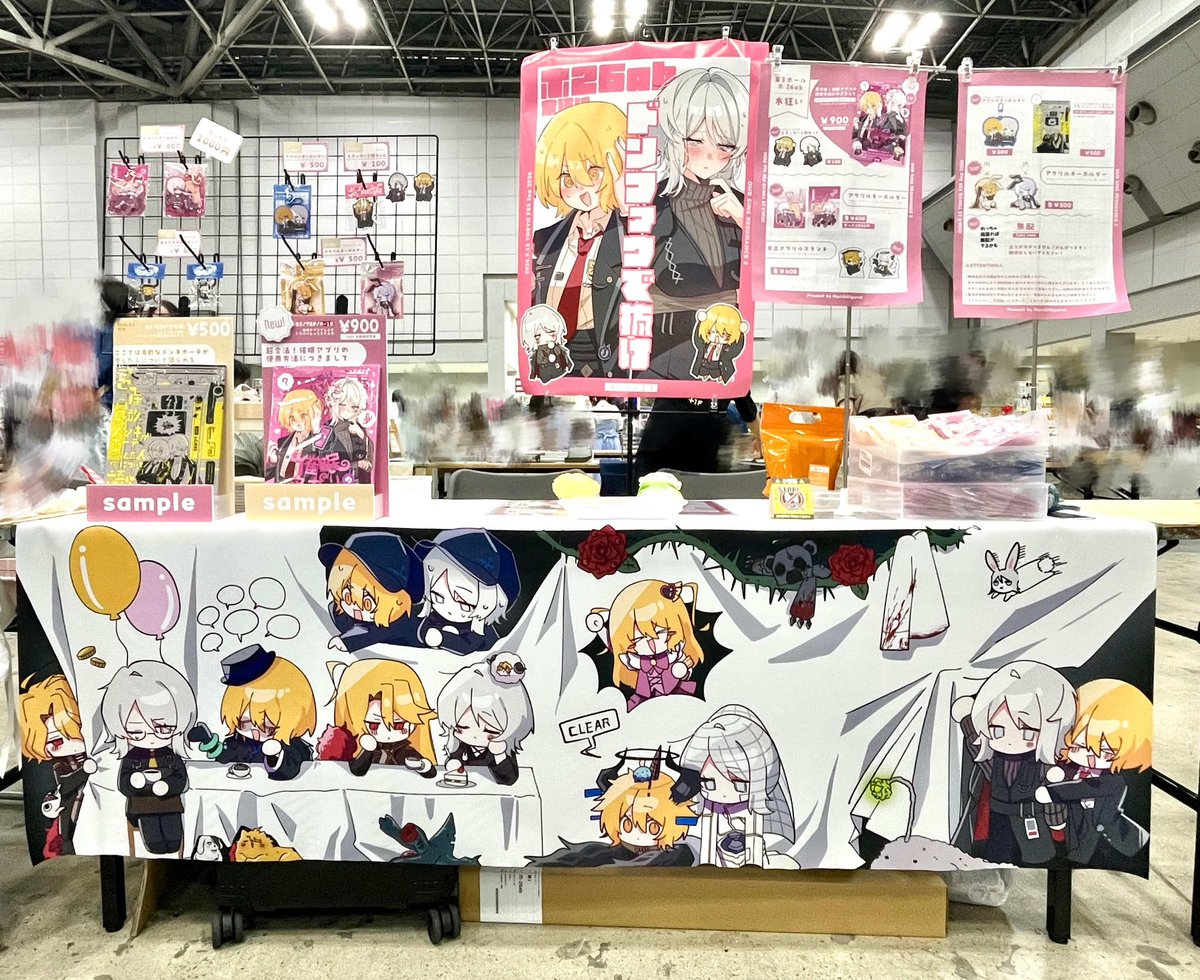 moriiiiiiii_111's tweet photo. 設営完了しました！🎠👻
東3 ホ26abにてお待ちしております！ https://t.co/Q97B0u2M9X