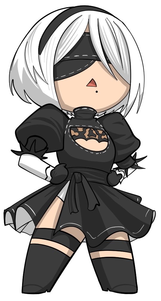 RAVE_VII's tweet photo. Screw it, here’s that one 2-CHI-B I drew without my name on her, print her and post her everywhere, or use this on your profile picture, whatever, credit me perhaps if you’re cool

Glory to the 2-CHI-B nation

#NieR #NieRAutomata #2B https://t.co/Kg3JFX0AIi