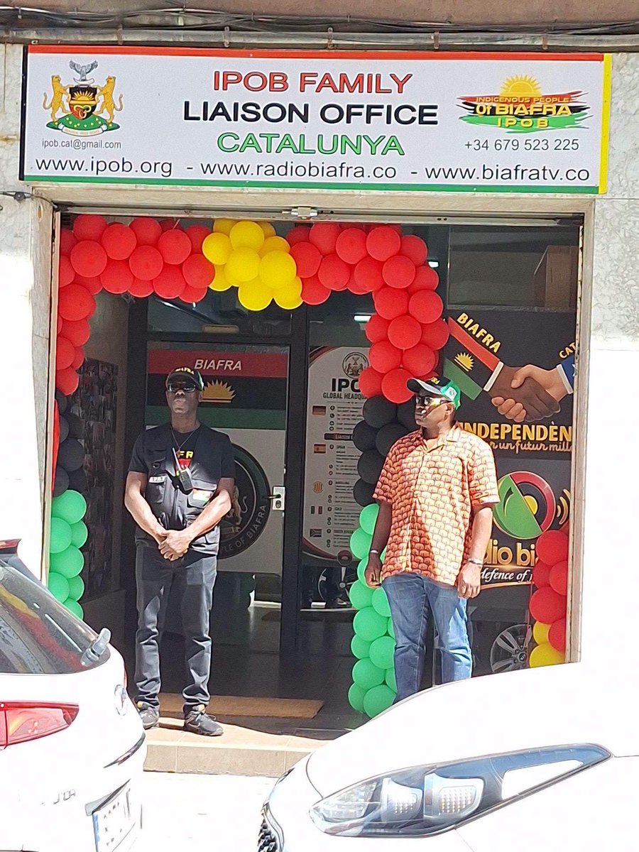 ChinasaNworu's tweet photo. The Global Threat Next Door: Why Biafra agitators are  Planting  Flags in foreign countries  . 

The Dark Truth Behind IPOB’s liaison  Global Offices in your cities is because the Biafra struggle is now institutionalized by IPOB - Directorate of state under the leadership of Mazi Chikadibia Edoziem. With the institutionalization of the  Biafra struggle , IPOB is already Funding a Shadow State. 

These IPOB offices are very important in advancing the restoration of Biafra . Authorities  or foreign bodies do not communicate with agitators or rebels  concealed in the forest. 

They converse with diplomats in their offices. If your movement is unable to establish a liaison office (a specific diplomatic presence in another nation), the global community will perceive you as a disorganized group instead of a nation poised for recognition.

A liaison office for Biafra indicates that IPOB possesses an organization, regulations, and leadership. It demonstrates their authenticity, which is crucial for recognition.

Setting up a liaison office for freedom fighting movements transforms their covert connections into transparent, legitimate collaborations and aids in forming official allies, as diplomatic relationships are not founded on rhetoric and deception.

Setting up offices compels international discussions and transforms your standing from a national "issue" to a worldwide dialogue, while also eliminating the "terrorist" tag by rebranding your combatants as a recognized liberation force.

The  IPOB offices  being established  globally is designed to urge the international audience feel like a distant Nigerian and Biafra  issue is now on their own doorstep.

By -Mazi Chinasa Nworu 
#IPOB Directorate of state 
Member.

#Biafra
#Biafra_Recognition 
#DOS 

@real_IpobDOS 
@radiobiafralive