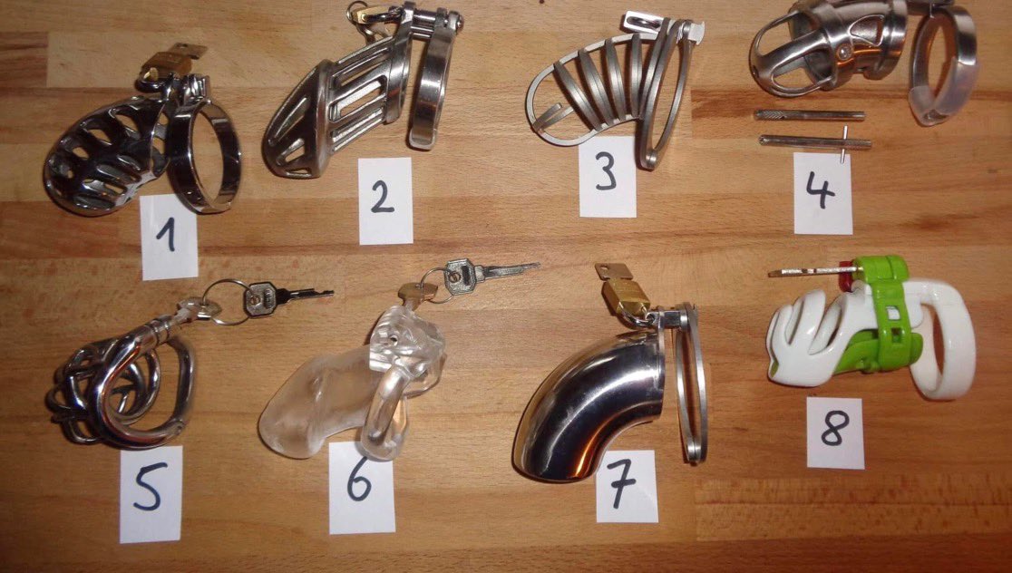 goddess_loren_a's tweet photo. Welche dieser Käfignummern passt zu deinem Mini! 🔐 bereit, von jetzt bis Oktober oder nächstes Jahr von mir in Keuschheit eingesperrt zu werden ⛓️🐶🔐🔥
Mein_Telegram:📥 https://t.co/68v8rqPFov
#Lockt #Leather #jacket #latex https://t.co/omlzqdhyOy