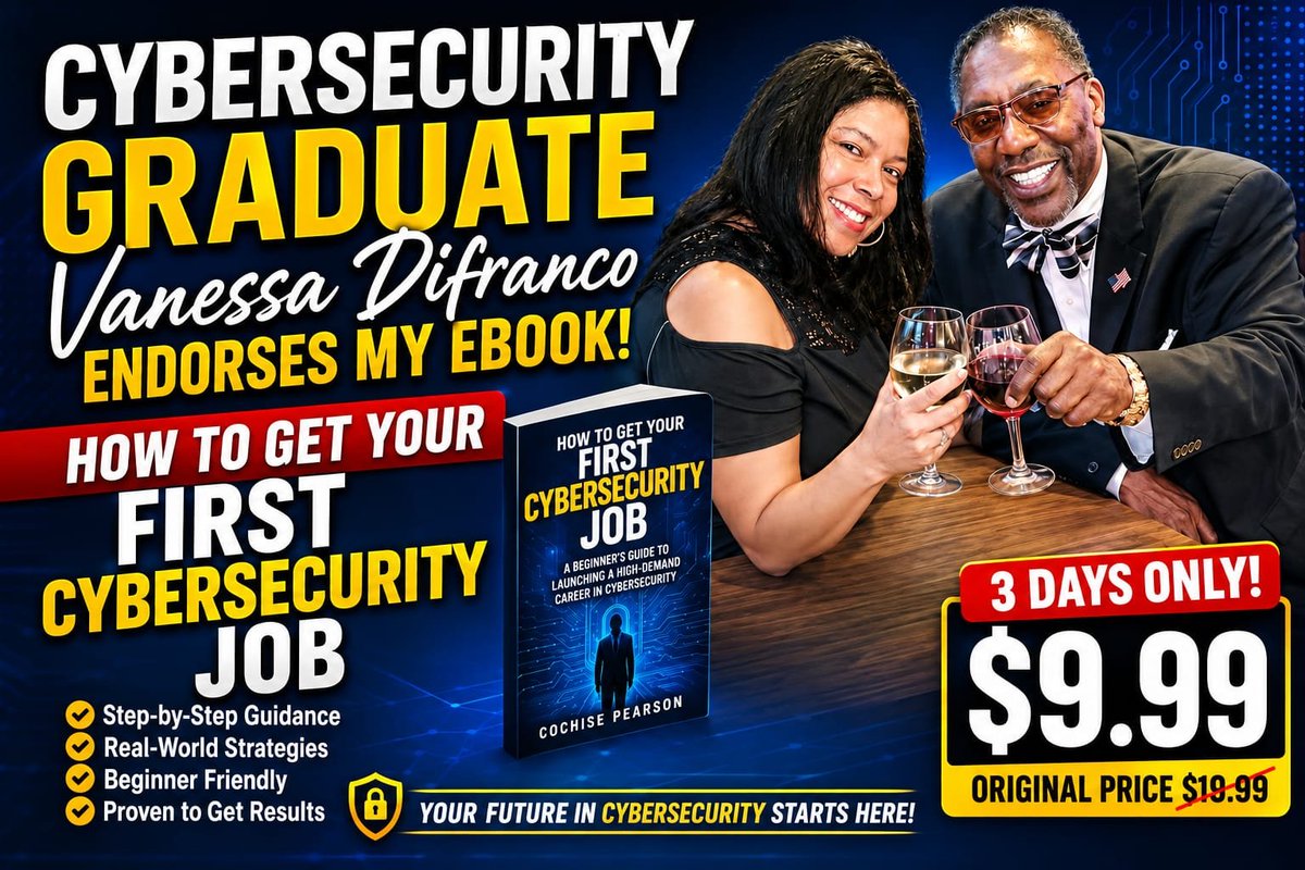 Cochise61_P's tweet photo. @iiamtushotz_xx @DataSecChron @Queenicea17 If you want to know more about Cybersecurity, I will offer to you a Cybersecurity Ebook https://t.co/629ZRfrBB2