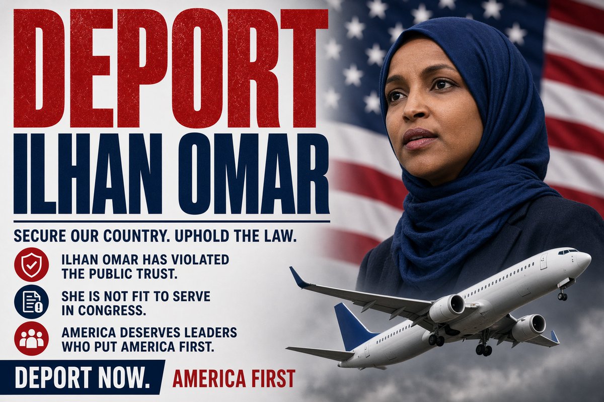 OnlyinFlorida2's tweet photo. This should be 1st order of business.

This woman is a con artist and a crook.

She has no business being any part of our Government.

DEPORT NOW!! https://t.co/cFRtWICC6Y