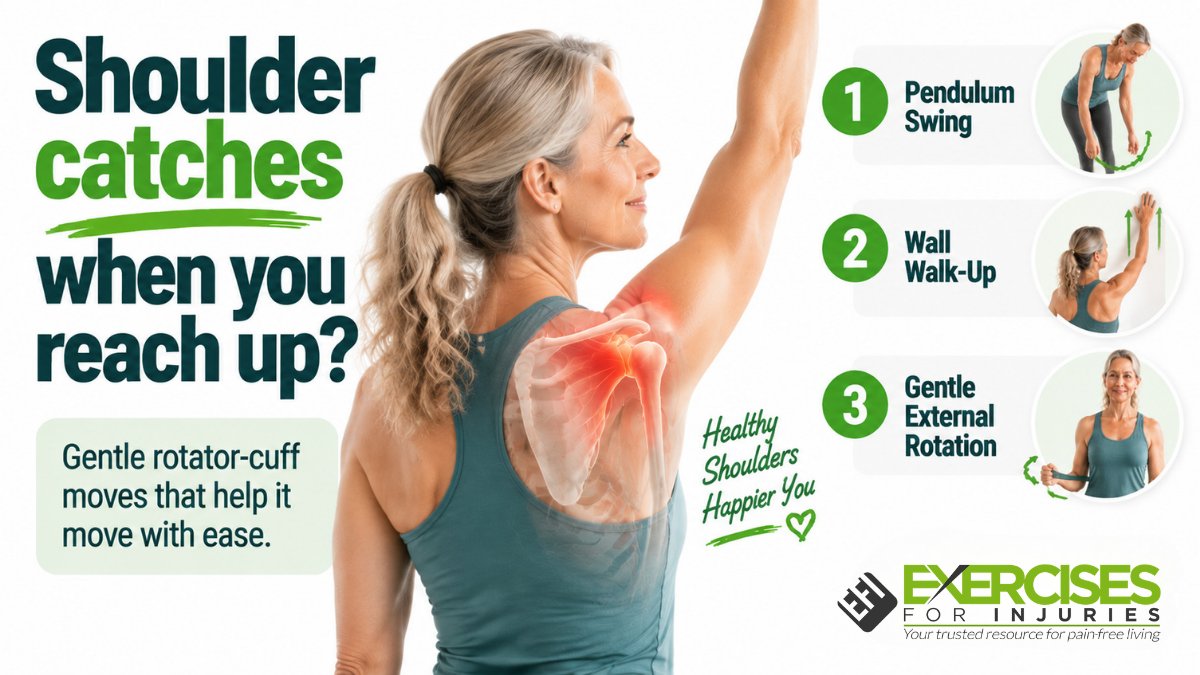 Exercise4Injury's tweet photo. A sore shoulder every time you lift or reach up? 💪
Gentle moves made for a sore, stiff shoulder — so it moves with ease again.
They help it feel stronger and move with more ease.
Get the moves here. 👉 https://t.co/F4C70qeMHV https://t.co/cDNVpI487w
