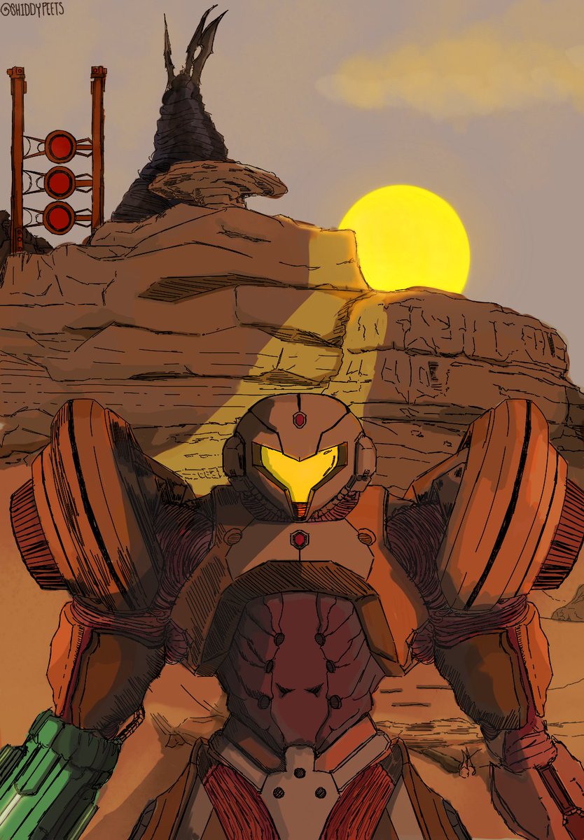 ShiddyPeets's tweet photo. Finished Samus Dark Suit fan art, this and MP1 had some amazing tracks loved the OST 

#MetroidAnniversary #fanartㅤㅤㅤㅤ https://t.co/pxVnRYFhHz