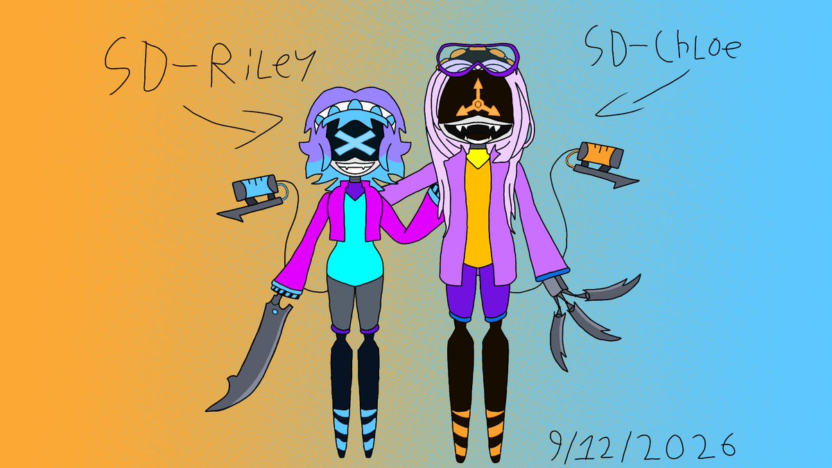 Eduardo6847644's tweet photo. Happy bday to my oc
Chloe Sd-Riley x Sd-Chloe
#murderdrones #murderdronesocs #ibispaint #2026 #roadto1k https://t.co/SzKA7NPws0