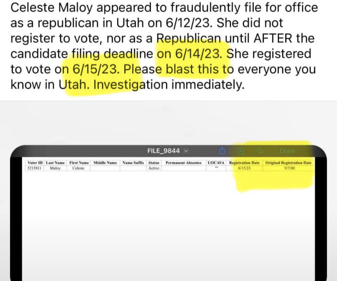 SophieAnde49073's tweet photo. Deidre Henderson didn’t just defraud the 2024 gubernatorial election….. https://t.co/My01OPrMcP