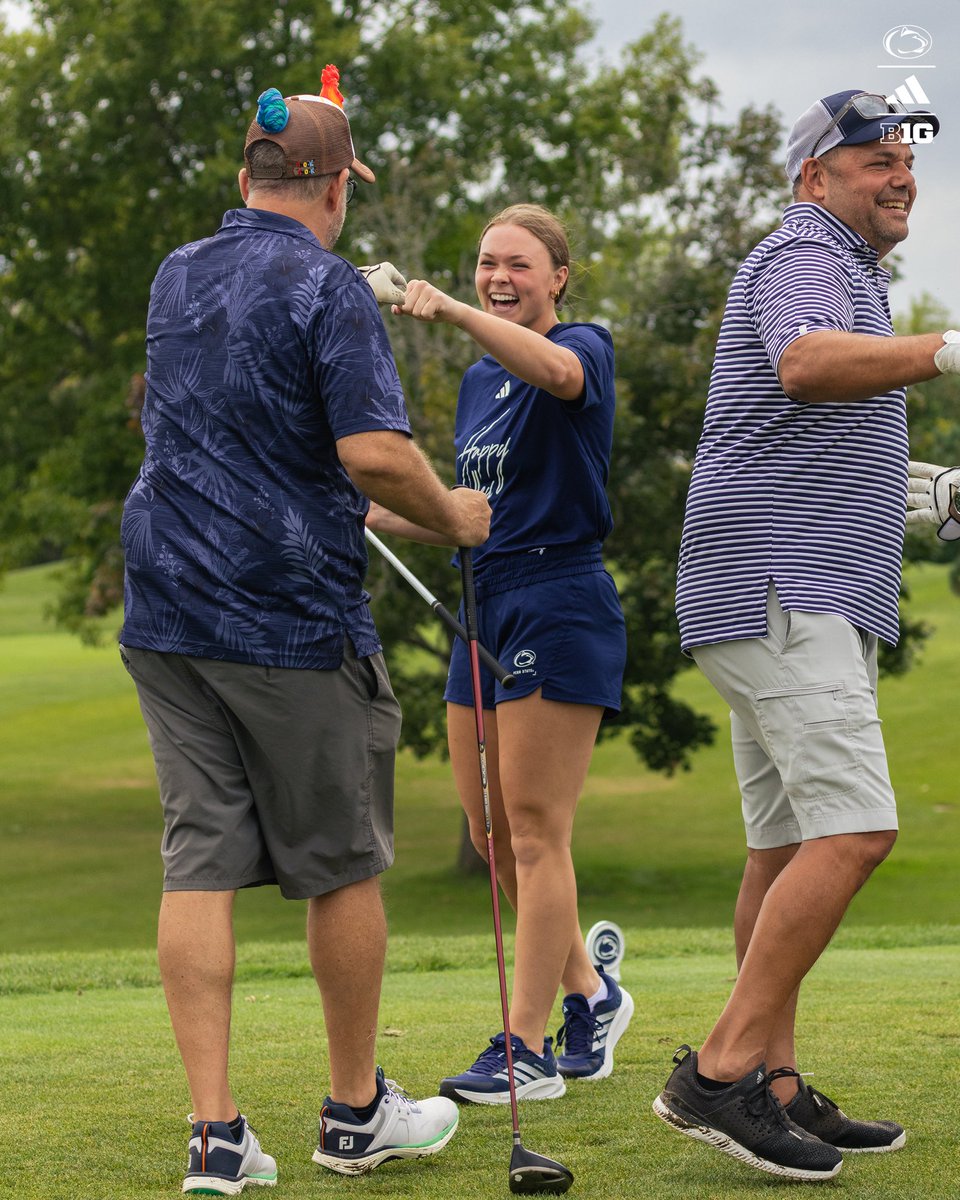 PennStateSB's tweet photo. Had a BLAST at today’s Penn State Softball Golf Outing ⛳️

We can’t wait to see you all at Nittany Lion Softball Park &amp; Beard Field!

#WeAre | #AllIn https://t.co/Mdaj5Cou5m