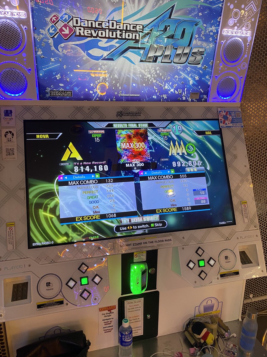 dancemaniax's tweet photo. (Left side is mine) I cannot choose too low level since a pro-gamer invited me to play together. 🥹 https://t.co/rA4yOmZHbZ