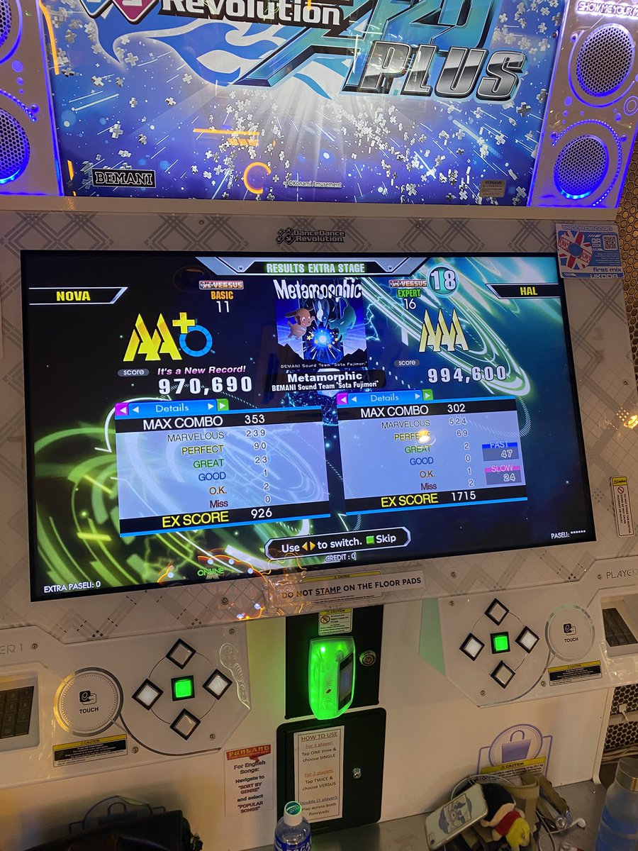 dancemaniax's tweet photo. (Left side is mine) I cannot choose too low level since a pro-gamer invited me to play together. 🥹 https://t.co/rA4yOmZHbZ