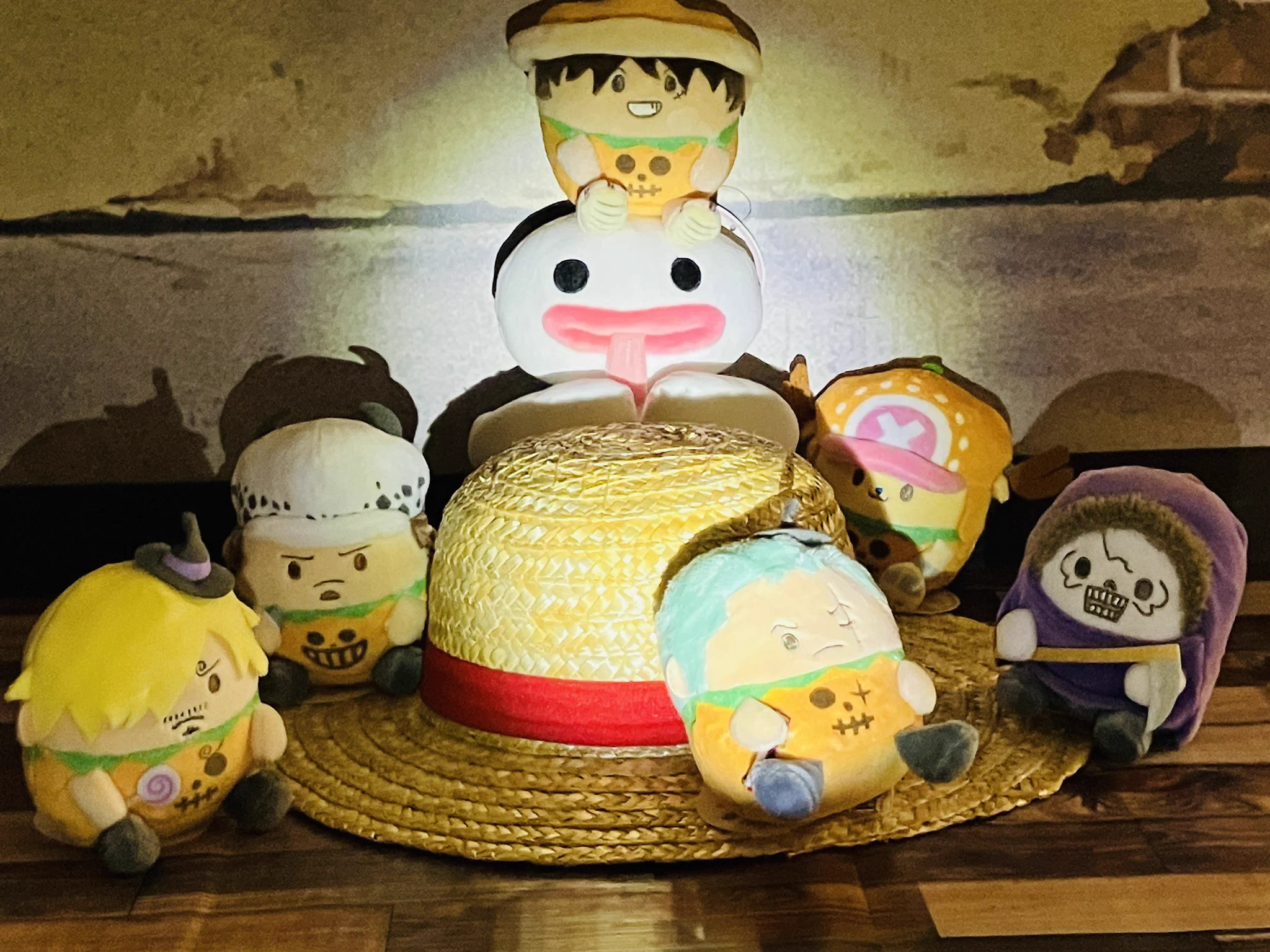 麦たまの一味 ハロウィン ルフィ サンジ ゾロ ロー 麦スト ぬいぐるみ ONE PIECE 麦わらストア 池袋店 on X: 