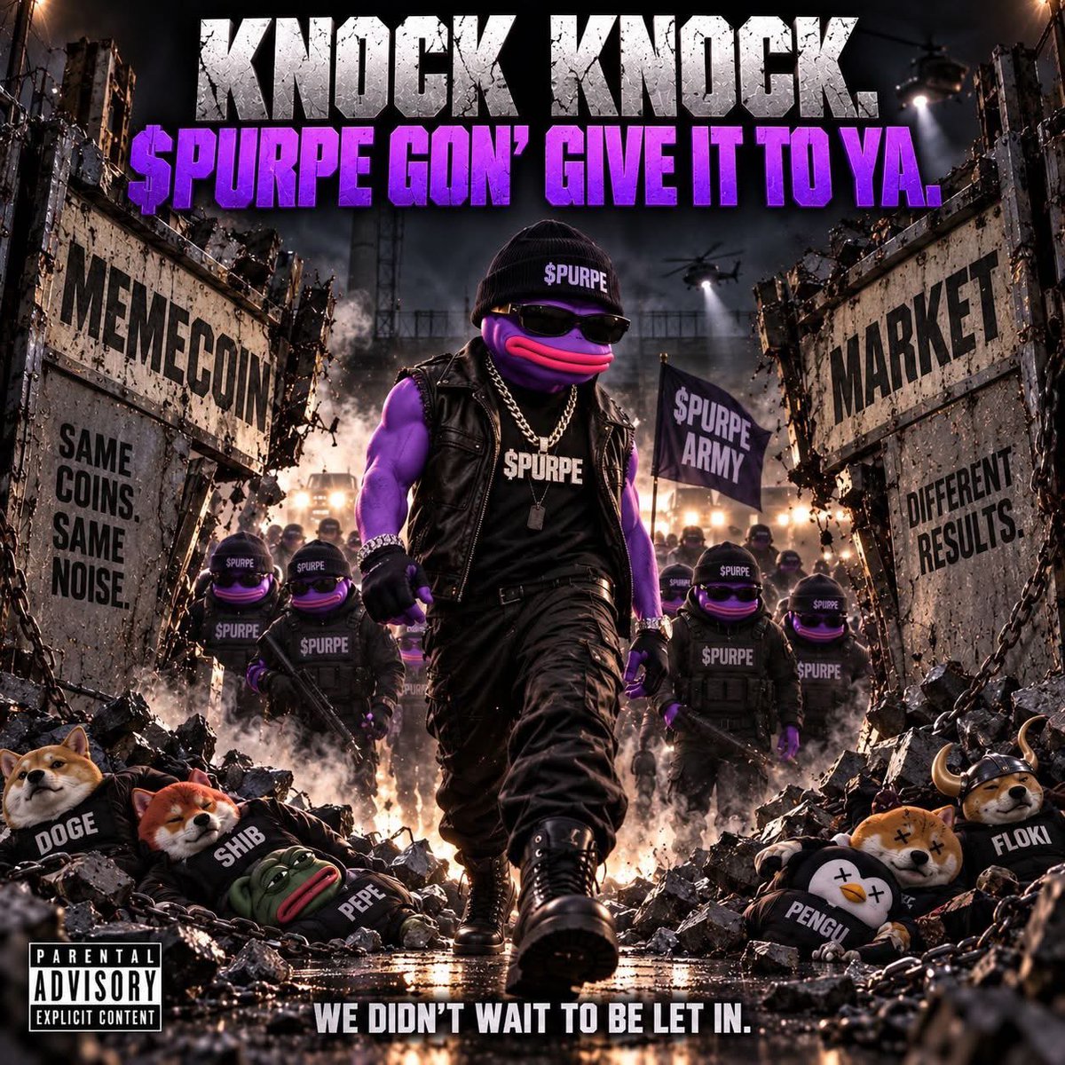 DJ_XSintrik's tweet photo. $Purpe don’t play no games! @purplepepes0l https://t.co/o3cfjUD2op