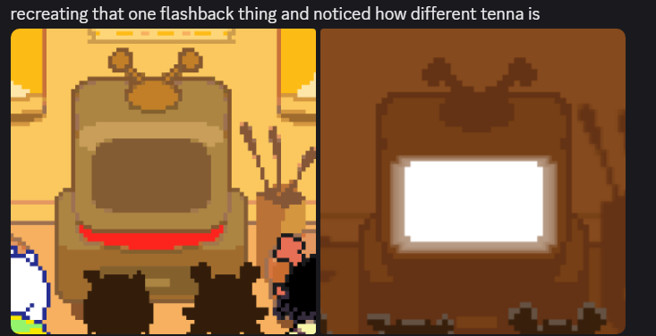 littlekenuxx's tweet photo. im surprised how no one noticed this #deltarune https://t.co/W0OXqZsU1e