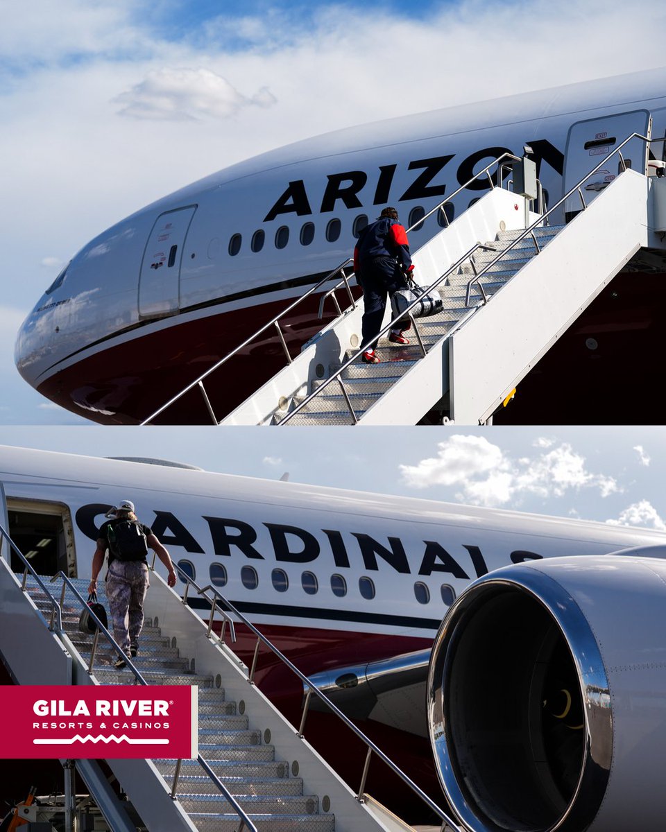 AZCardinals's tweet photo. LA Bound 🛫

@PlayAtGila https://t.co/lugl4HaVt9