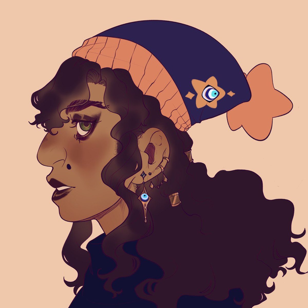renszula's tweet photo. playing a short campaign, Latchkey kid Odyssey tape thing. This is Cassiopeia Ciucǎ, ex-scam psychic who might actually have abilities anyway https://t.co/JpkHCtCRD6