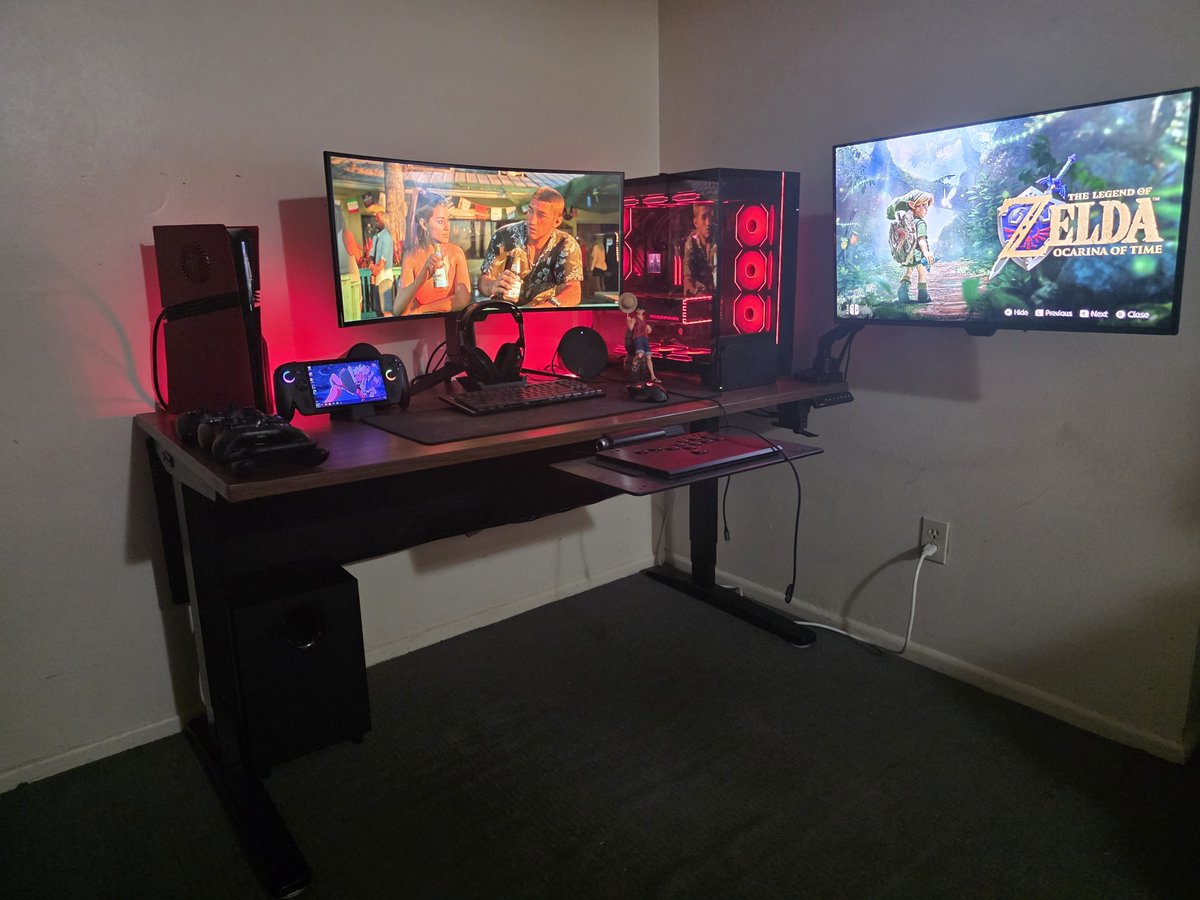 Cpt_Sj's tweet photo. Money well spent. ๐
๐คฃ
#gamingsetup
#ps5
#nintendoswitch2
#gta6 #zeldaocarinaoftime
#pc #xbox #asus #techsource https://t.co/LrxBvpgPbs