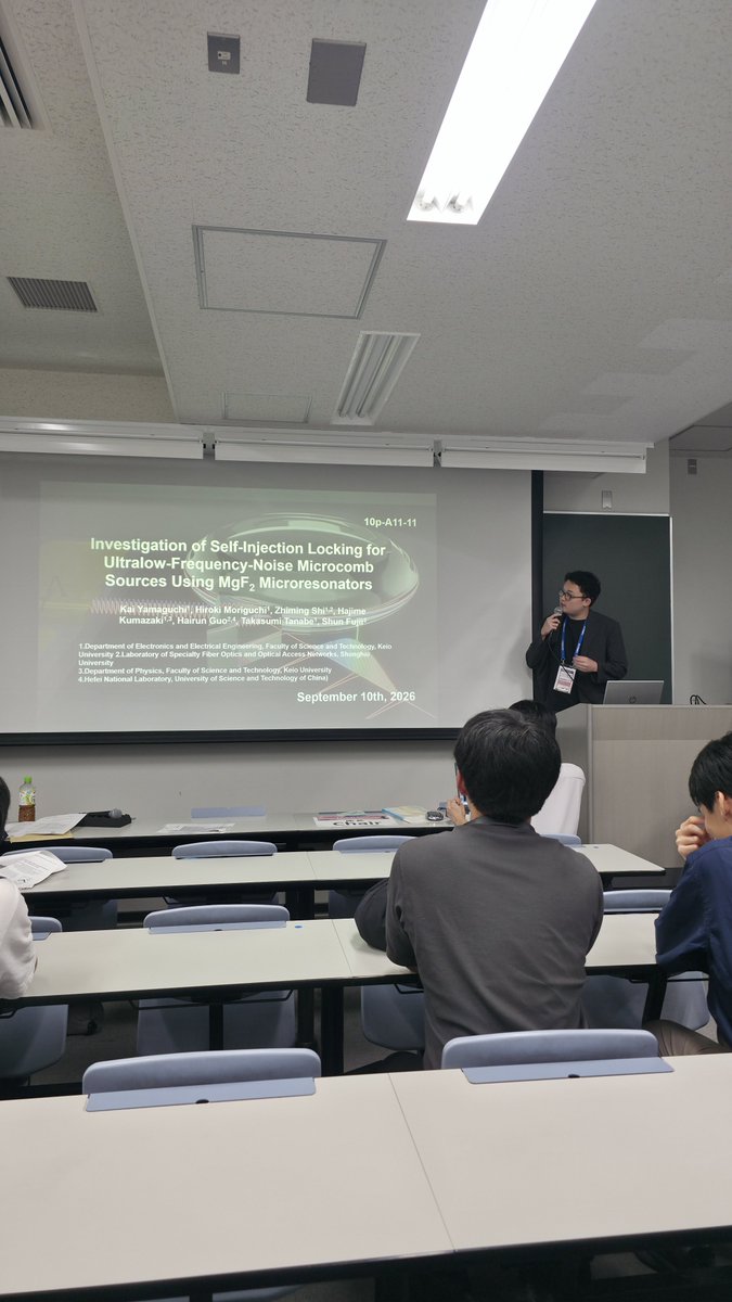 keio_photon's tweet photo. 先週は応用物理学会にて研究成果を発表してきました。発表のあとに打ち上げでサッポロビール園で、ジンギスカンを食べてきました。研究も楽しむことも全力です！ https://t.co/mFSvv69xRO