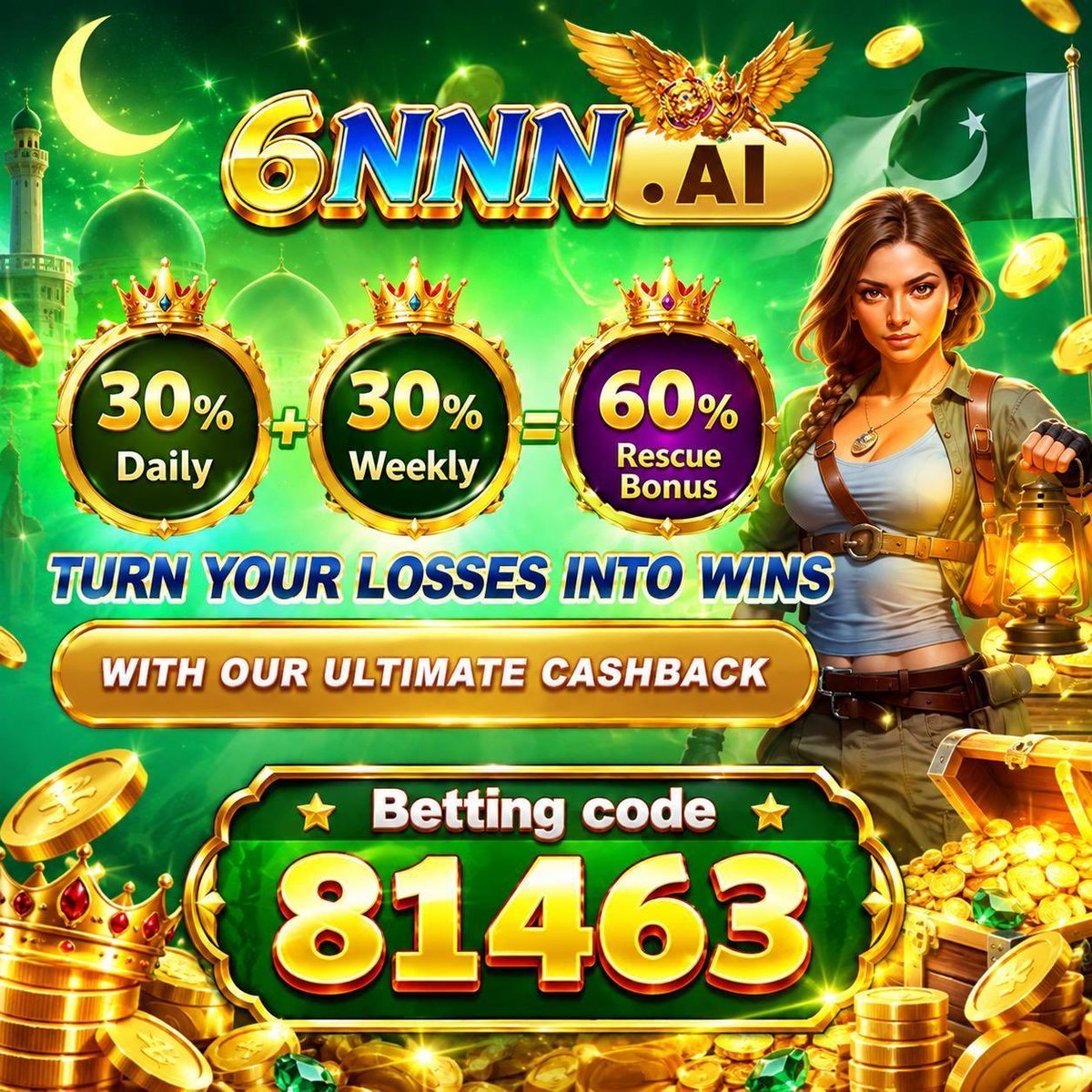 6nnncom's tweet photo. 🎁Today's betting code:  81463

🍀Yesterday's deposit code:28419

➡️Today's deposit code:83952

🌐Tomorrow's deposit code: 51678

🛫Enter the code to claim your 88888 rupee prize!✨ https://t.co/zFfH3Csbmk