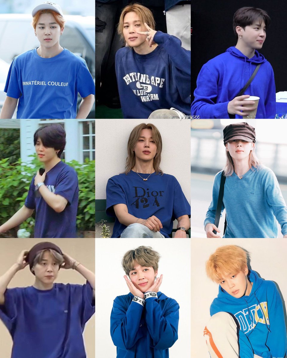 jmnmusee's tweet photo. every shade of blue looks unfairly good on jimin 💙 https://t.co/XLM9WT9SZt