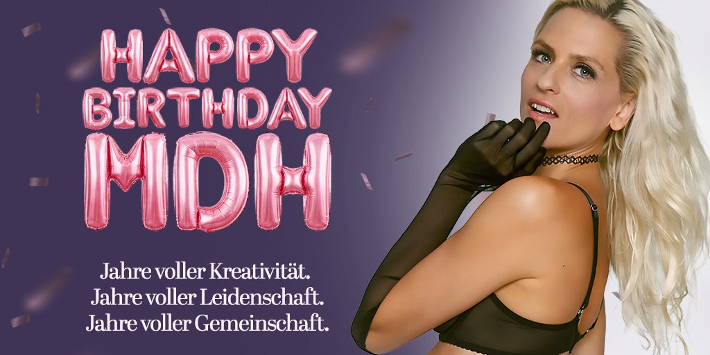 mydirtyhobby's tweet photo. Jahre voller Kreativität. Jahre voller Leidenschaft. Jahre voller Gemeinschaft.
🎉 Happy Birthday MDH! 🎂 https://t.co/t1nWsSLdiW