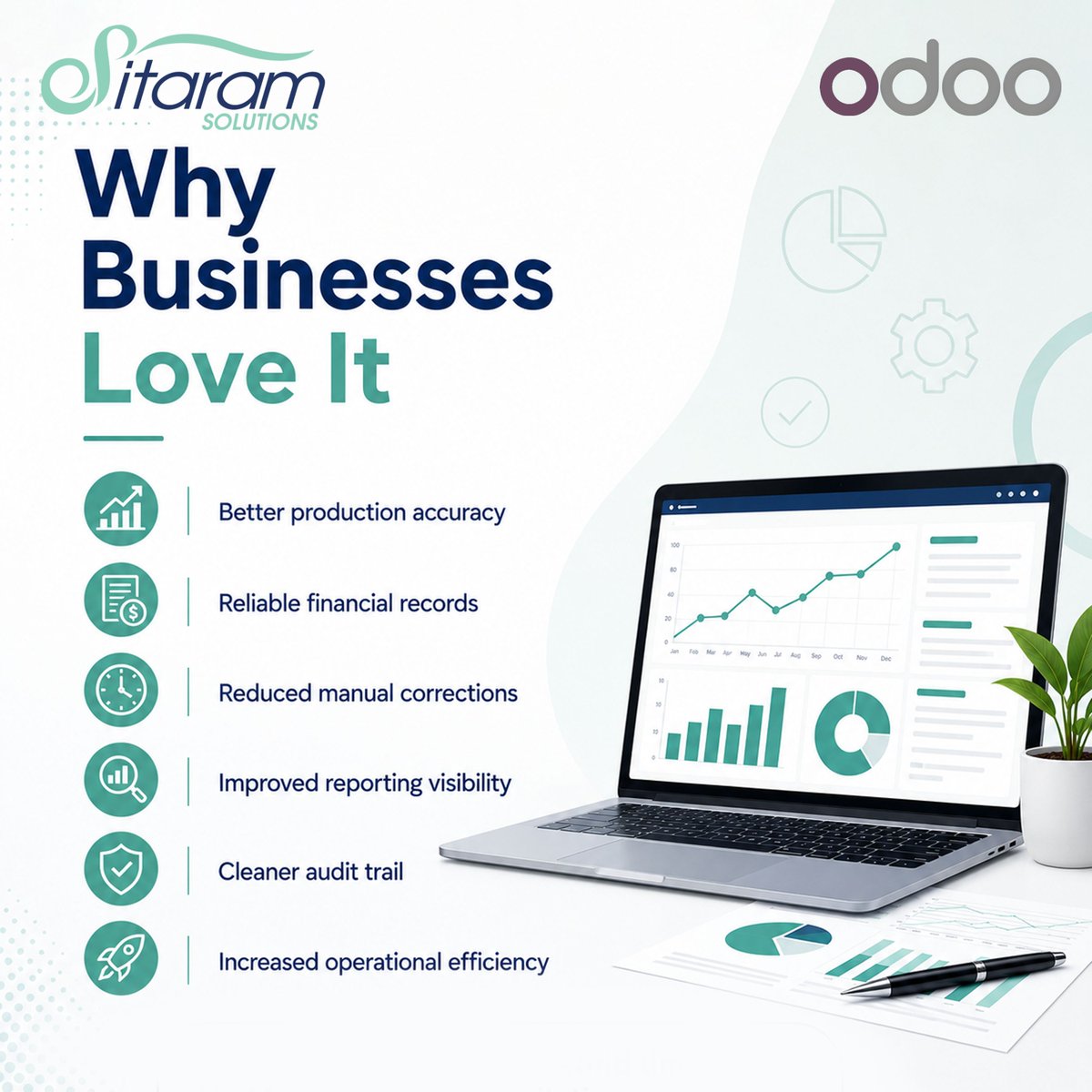 SitaramSolution's tweet photo. Production happened earlier but was entered later? Back-date the MO in Odoo so stock moves, valuation and accounting follow the actual date
https://t.co/vDFUI3wbNl
#SitaramSolutions #Odoo #ERP #OdooPartner #OdooServices #MRP #OdooManufacturing #Manufacturing #ProductionManagement https://t.co/gK20DotcZH