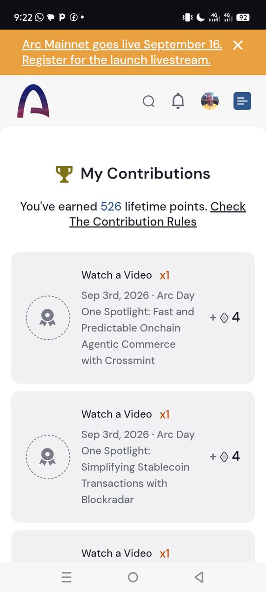 InuwaMuhamdsg4's tweet photo. Hi Arc team 👋 I’ve reached 526 lifetime contribution points through my participation in the Arc community. I’d appreciate being considered for the Architect badge if I’m eligible. @bobbilee @samconnerone @Arc https://t.co/4zLuhCbS5i