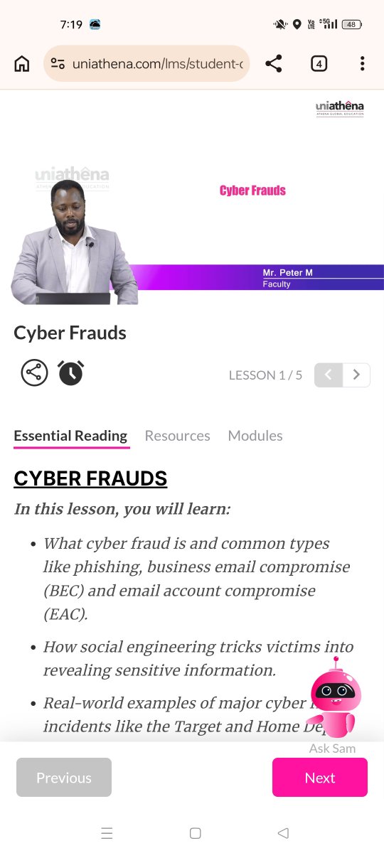 farithnishasj's tweet photo. Has successfully completed Cybersecurity fraud course @farithnishasj https://t.co/3k0Ku1691i