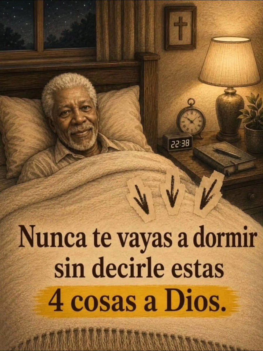 Oscar_94_21's tweet photo. Nunca te vallas a dormir sin decir estas 4 cosas a Dios... https://t.co/H77w9ja1wk