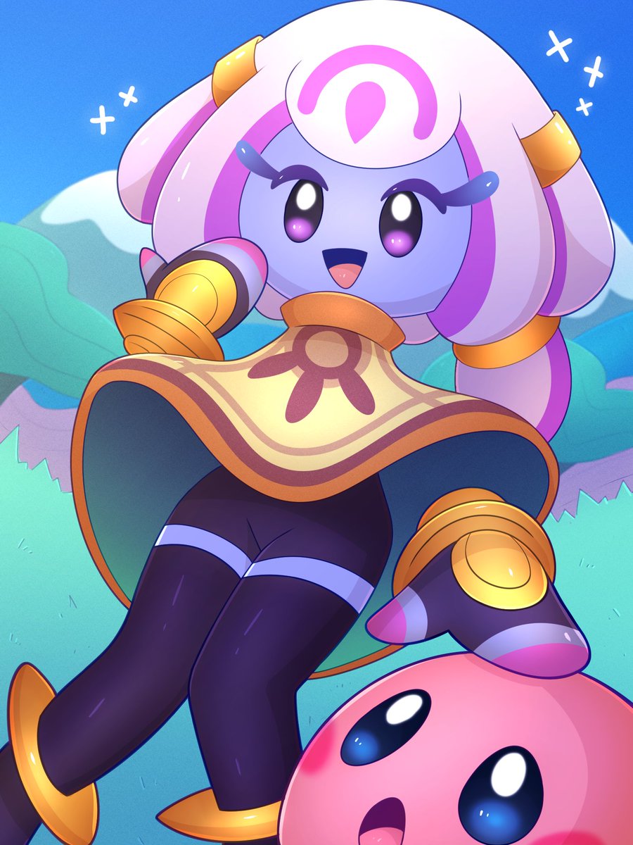 USV_02's tweet photo. I have no idea of her name, but I already love her😅
#KirbyWorldBeyond🌟 https://t.co/9GXtYYYoSd
