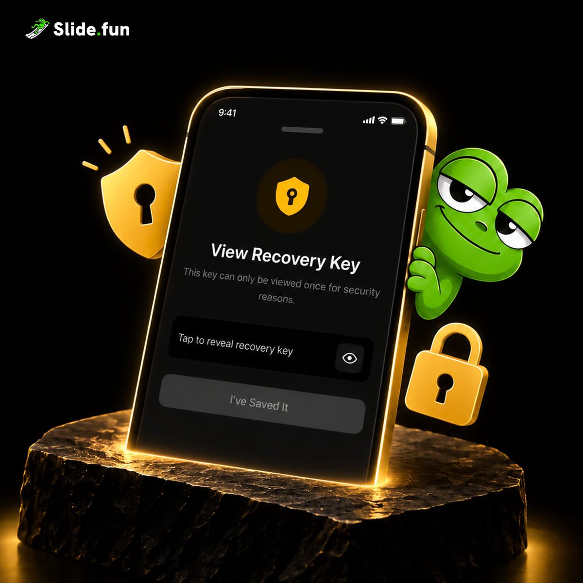 SlideFunBot's tweet photo. View your Recovery Key securely in @Slidefunbot, store it safely, and remember, it can only be revealed once.

Protect your access now 👉 https://t.co/0deUyEB58D https://t.co/eXk90BRODH