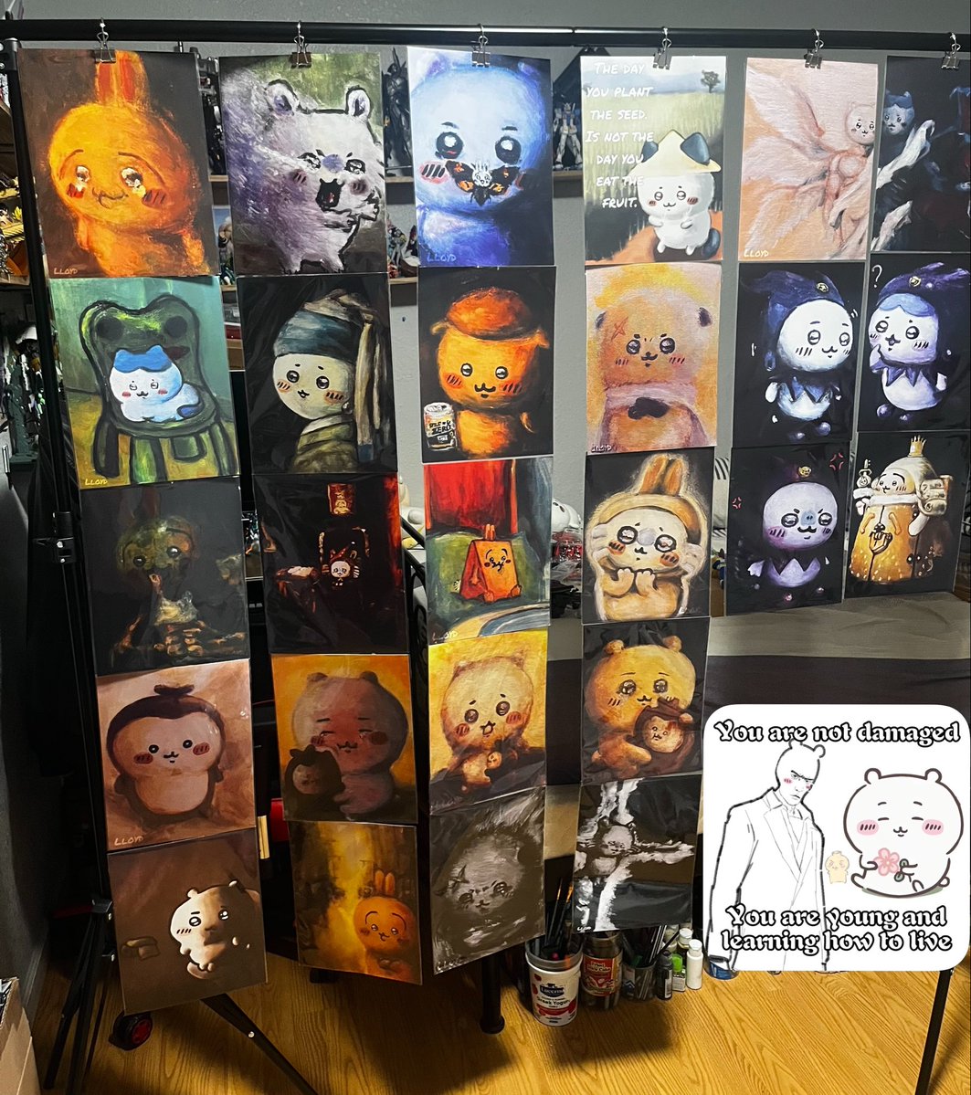 FrPunkjack's tweet photo. Getting ready to make $2 at anime convention next week https://t.co/vKvmhy8F5i