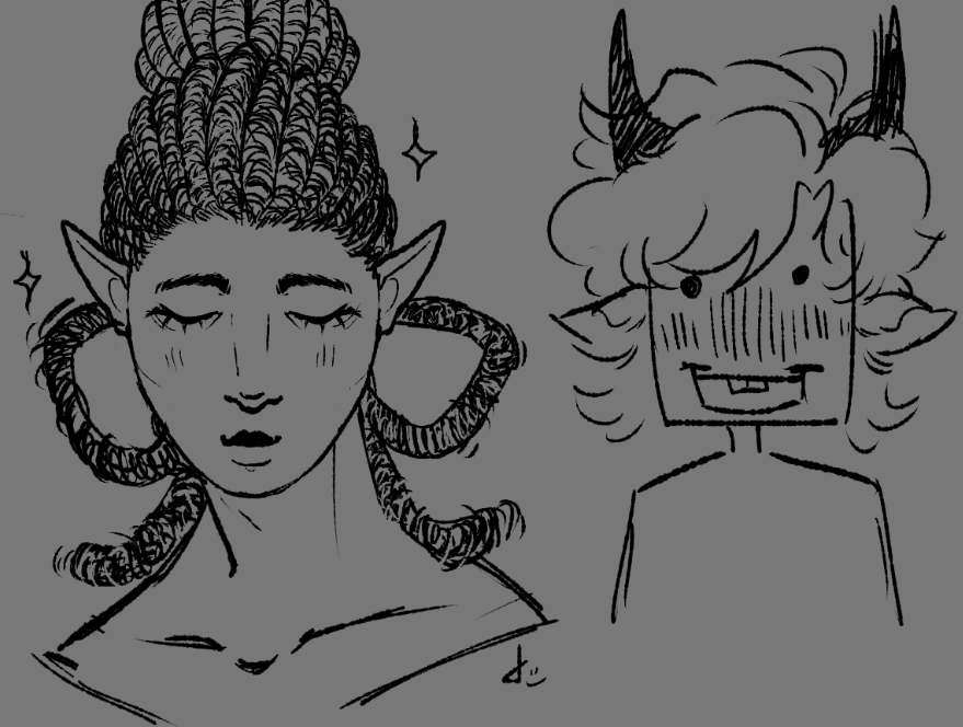 SunnyBytez's tweet photo. I have finally doodled them a bit #Blellow https://t.co/lhudS8IMtB