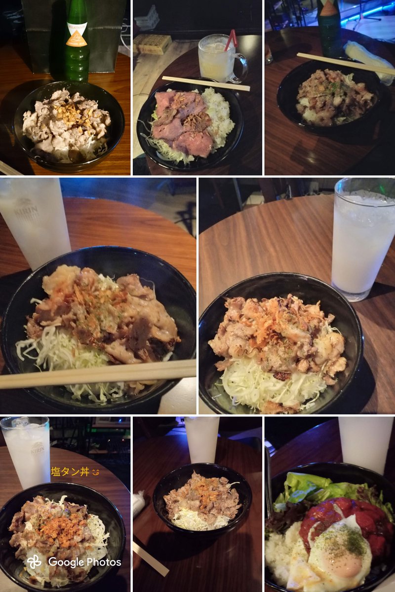 kuroneko_meifa's tweet photo. #AZYTATE で食べてきた料理👨‍🍳
塩タン丼をたくさん食べてるのがよく分かる👀!!美味しいからね〜(๑´ڡ`๑)♪
📷️上段真ん中に載ってるのは
幻の “ローストビーフ丼”✨️
いつかまた食べたい(⁠｡⁠･⁠ω⁠･⁠｡⁠)⁠🍴 https://t.co/w76qopkP0I