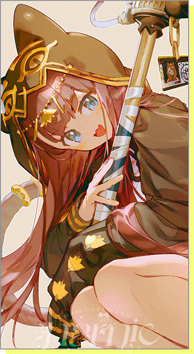 ミヅキのカラーチェンジコールドタンブラー　イエロー　Namie アークナイツ ミヅキ(アークナイツ) 「for a book i gave out as a bonus at comi