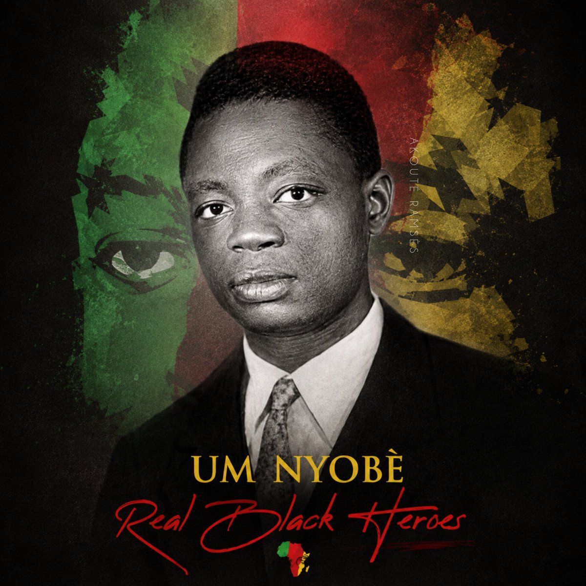 TheCameroonianZ's tweet photo. Hommage à Ruben Um Nyobè #Mpodol. 🕊 

Le nationaliste camerounais était assassiné le 13 septembre 1958 #Cameroon. 🌿🕯 https://t.co/R1pLufV6rf