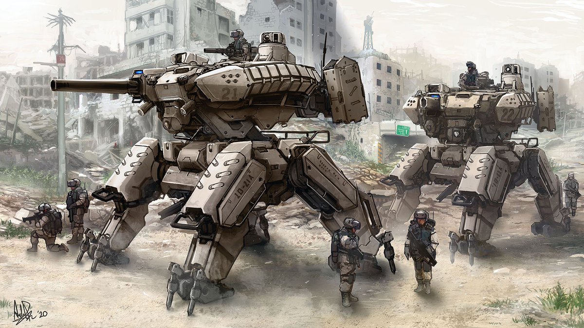 Nobbie_OCs's tweet photo. Quad Tank Walkers 

by @meganerid https://t.co/pUO7dk3KxF