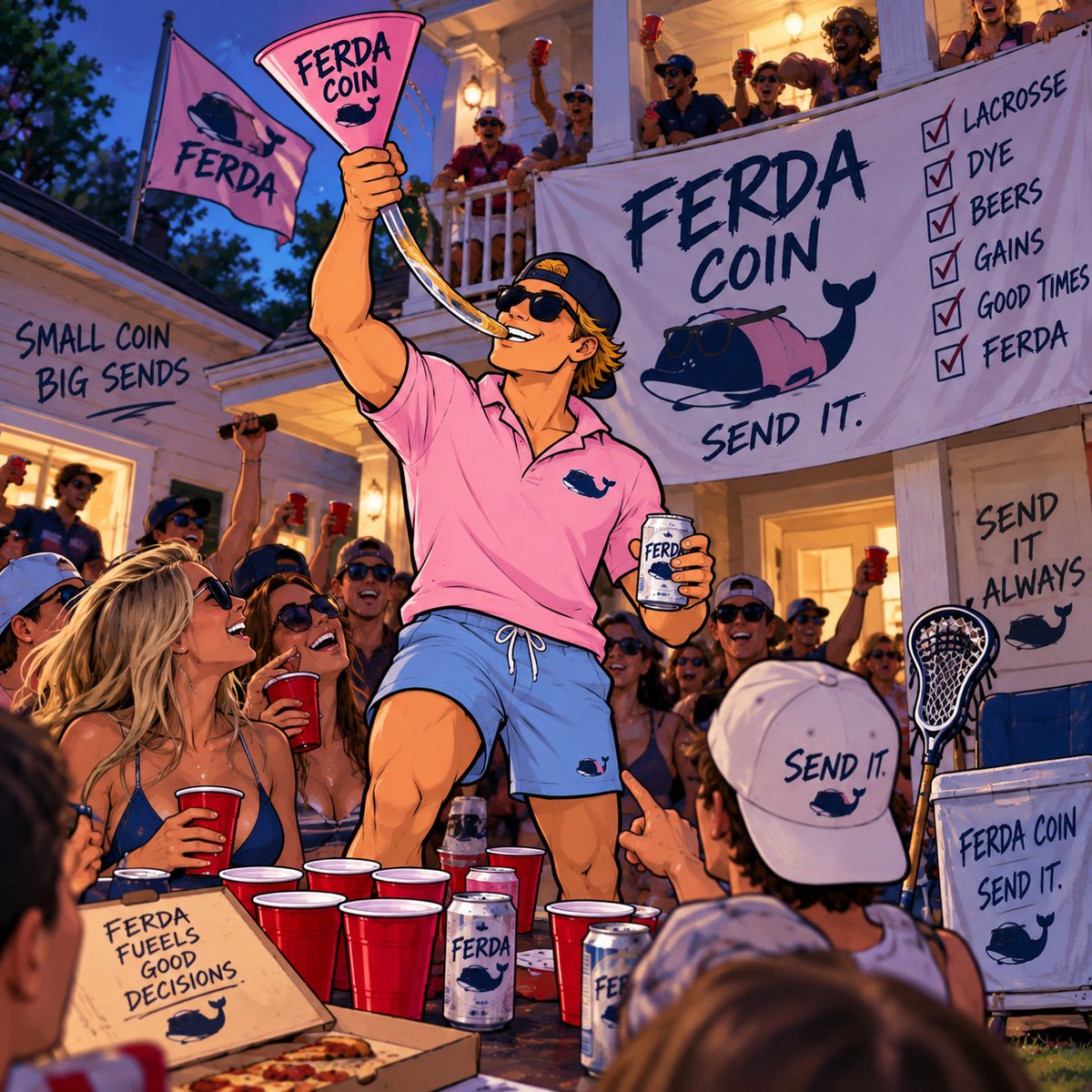 FerdaC0in's tweet photo. FERDA loves to chug brewskis with the boys. HES CHILL AF and THIS IS GOING TOOO THE MOOOOON. https://t.co/7CkmhIIJZu #crypto #newcoin #justlaunched #trending #crypto https://t.co/3GcEW1eSbq
