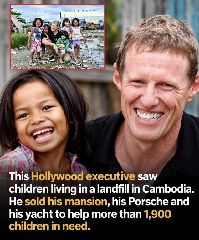 Rainmaker1973's tweet photo. Former Hollywood executive Scott Neeson sold his home, Porsche and yacht after seeing children scavenging at a Cambodian garbage dump, then founded a charity to help them. https://t.co/hyOhFJ6ddu