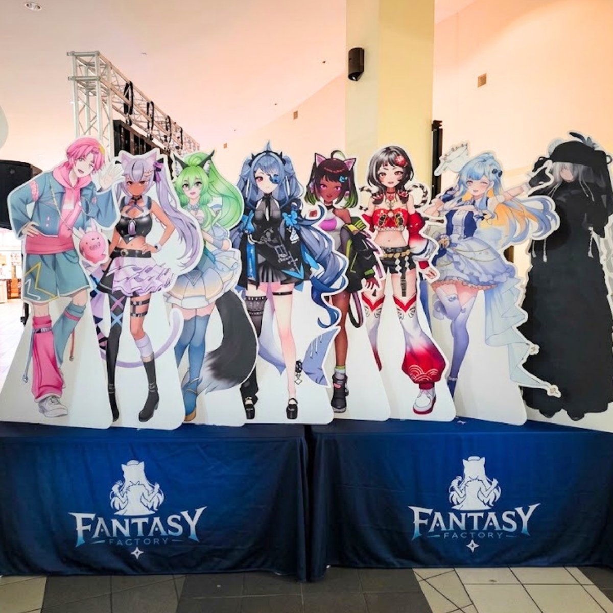 vfantasyfactory's tweet photo. And we're off. Fantasy Factory standee auctions are live.

Aoife Aisling · Celes Aurion · ChocoBitsie · Mako Sameshima · Otoharu Riyo · Seion Aera · SootypawsVT · Vatsun Kabuki

$30 start · $10 bids · ends Sep 13 6PM PT
Log in to bid. Anime Night Mart pickup only.
https://t.co/5z6B8t3R6n