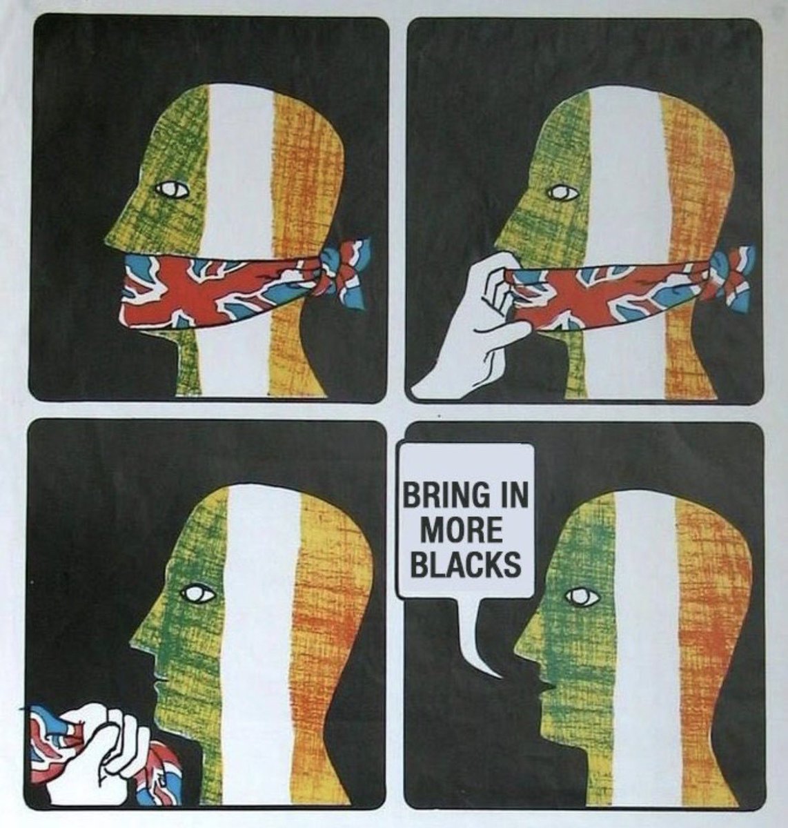 Yorkslrehlker's tweet photo. Irish nationalism is the greatest mystery in all of Europe. 

Fight a centuries long battle for independence from Britain. Gain independence for most of the island. Immediately commit suicide by importing hordes of third world savages. https://t.co/f93fTKeNWB