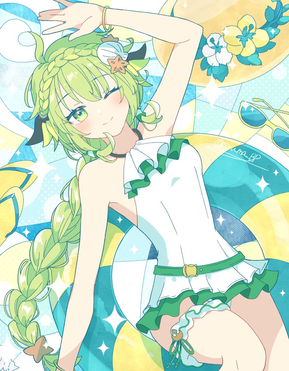 syuma_BP's tweet photo. 夏イベアルーナ🏖️✨
また来年も会いたい❣
#スタレゾ絵　#BPSR https://t.co/XZ9Fh3AF2p